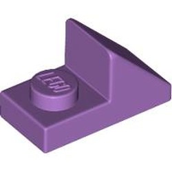 LEGO part 15672 Slope 45° 2 x 1 with 2/3 Cutout [New Version] in Medium Lavender