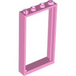 LEGO part 60596 Door Frame 1 x 4 x 6 Type 2 in Light Purple/ Bright Pink