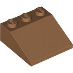 LEGO part 4161 Slope 33° 3 x 3 in Medium Nougat