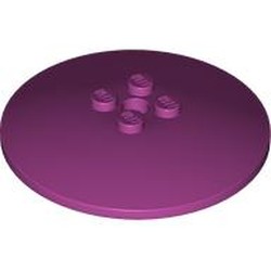 LEGO part 44375a Dish 6 x 6 Inverted (Radar) with Hollow Studs in Bright Reddish Violet/ Magenta