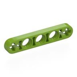 LEGO part 11478 Technic Beam 1 x 5 Thin with Axle Holes on Ends in Bright Yellowish Green/ Lime