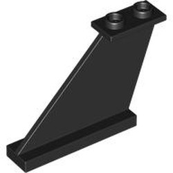LEGO part 2340 Wing, Tail 4 x 1 x 3 in Black