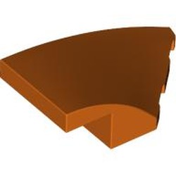 LEGO part 80178 Slope Curved 3 x 2 with Stud Notch Right in Reddish Orange