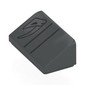 Slope 30° 1 x 2 x 2/3 with Black Mudhorn Skull Symbol print