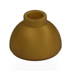 LEGO part 20952 Brick Round 1.5 x 1.5 Dome Top [Plain] in Warm Gold/ Pearl Gold
