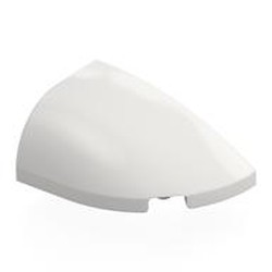 LEGO part 6823 Slope Curved 3 x 2 Beveled with Stud Notch Right in White