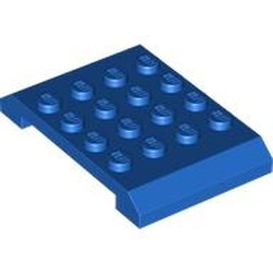 LEGO part 32739 Slope 4 x 6 x 2/3 Double in Bright Blue/ Blue
