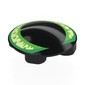 Plate Round 2 x 2 with Rounded Bottom with Yellowish Green/Lime/Green Cat Eye print