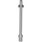 Bar 8L - Two Stop Rings / One Pin, Technic Figure Ski Pole [Flat End]