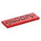 Tile 2 x 6 with Black 'SNOOPY' print