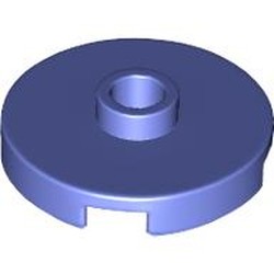 LEGO part 18674 Plate Special Round 2 x 2 with Center Stud (Jumper Plate) in Blue Violet