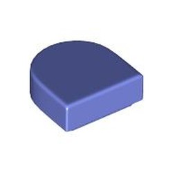 LEGO part 24246 Tile Round 1 x 1 Half Circle in Blue Violet
