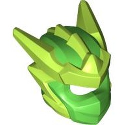 LEGO part 115499pat0005 Wrap with Lime Spikes pattern in Bright Green