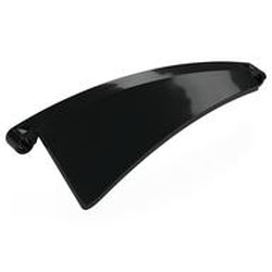 LEGO part 4446 Technic Panel Curved 5 x 13 x 3 Tapered, Right #55 in Black