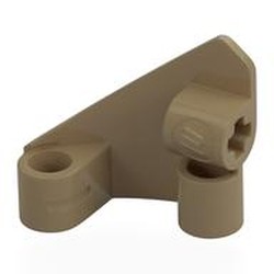 LEGO part 2403 Technic Panel Fairing #10 Medium Triangle Smooth in Sand Yellow/ Dark Tan