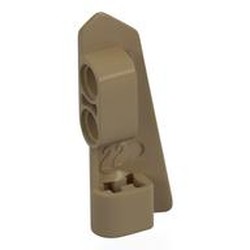 LEGO part 11947 Technic Panel Fairing #22 5L Small Smooth, Side A in Sand Yellow/ Dark Tan