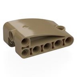 LEGO part 80285 Technic Panel 3 x 2 x 5 in Sand Yellow/ Dark Tan