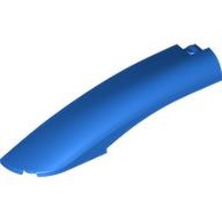 LEGO part 77180 Slope Curved 10 x 2 x 2 with Curved End Left in Bright Blue/ Blue
