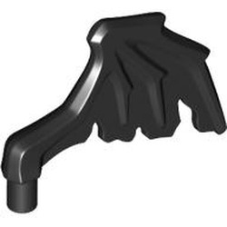 LEGO part 5984 Creature Body Part, Dragon, Wing in Black