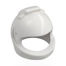 LEGO part 49663 Helmet Space [PLAIN] in White