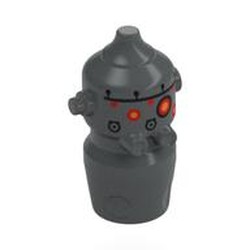 LEGO part 8231pr0002 Droid Head, IG-88 with Red/Yellow