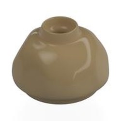 LEGO part 8080 Rock Boulder 2 x2 x 1, Bottom in Sand Yellow/ Dark Tan
