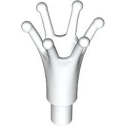 LEGO part 25516 Headwear Accessory Crown Long with Bar in White
