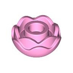 LEGO part 5904 Plant, Flower, Peony Rose with 2 Layers in Light Purple/ Bright Pink