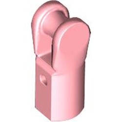 LEGO part 23443 Bar Holder with Hole and Bar Handle in Warm Pink