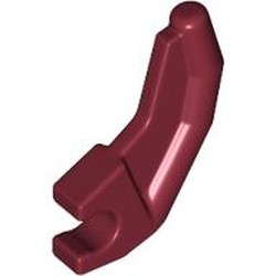 LEGO part 3171 Animal / Creature Body Part, Claw with Clip in Dark Red