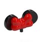 Headwear Accessory Bow with Minnie Mouse Ears, Small Pin, Red Pattern