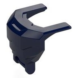 LEGO part 8091 Mech Chest Plate / Armor with Handle in Earth Blue/ Dark Blue