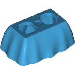 LEGO part 7221 Minifig Hipwear Skirt Long in Dark Azure