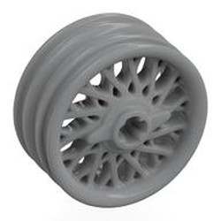 LEGO part 8093 Wheel Sport 30 x 14 in Medium Stone Grey/ Light Bluish Gray
