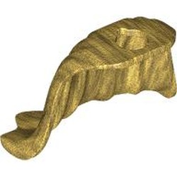 LEGO part 5647 Minifig Neckwear Cape in Warm Gold/ Pearl Gold