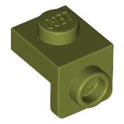 LEGO part 36841 Bracket 1 x 1 - 1 x 1 in Olive Green