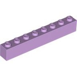 LEGO part 3008 Brick 1 x 8 in Lavender