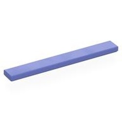 LEGO part 4162 Tile 1 x 8 with Groove in Blue Violet