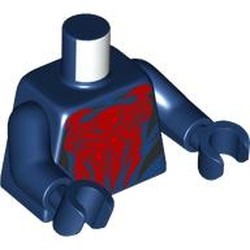 LEGO part 973c05h05pr0003 Torso, Dark Blue Arms and Hands with print in Earth Blue/ Dark Blue