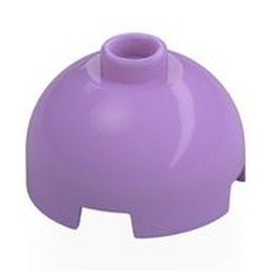 LEGO part 3262 Brick Round 2 x 2 Dome Top, Vented Stud in Medium Lavender