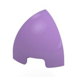 LEGO part 5848 Brick Round Curved 1 x 1 x 1 Quarter Dome in Medium Lavender
