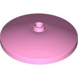 LEGO part 35394 Dish 4 x 4 Inverted with Open Stud [Radar] in Light Purple/ Bright Pink