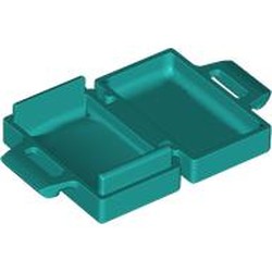 LEGO part 4449 Bag / Briefcase in Bright Bluish Green/ Dark Turquoise