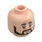 Minifig Head with print