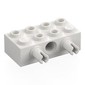 Technic Brick 2 x 4 with 4 Pin Holes, 2 Pins