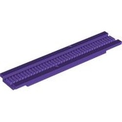 LEGO part 7333 Gear Track Straight 3 x 16 in Medium Lilac/ Dark Purple