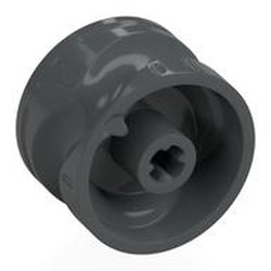 LEGO part 3584 Gear Shifter with Groove without Letters in Dark Stone Grey / Dark Bluish Gray