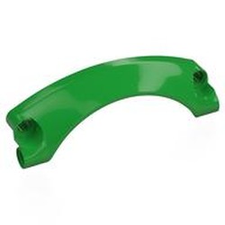 LEGO part 2459 Technic Panel Car Mudguard Arched 9 x 2 x 3, Arched Top #42 in Bright Green
