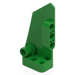 LEGO part 64391 Technic Panel Fairing # 4 Small Smooth Long, Side B in Bright Green