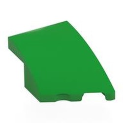 LEGO part 80178 Slope Curved 3 x 2 with Stud Notch Right in Bright Green
